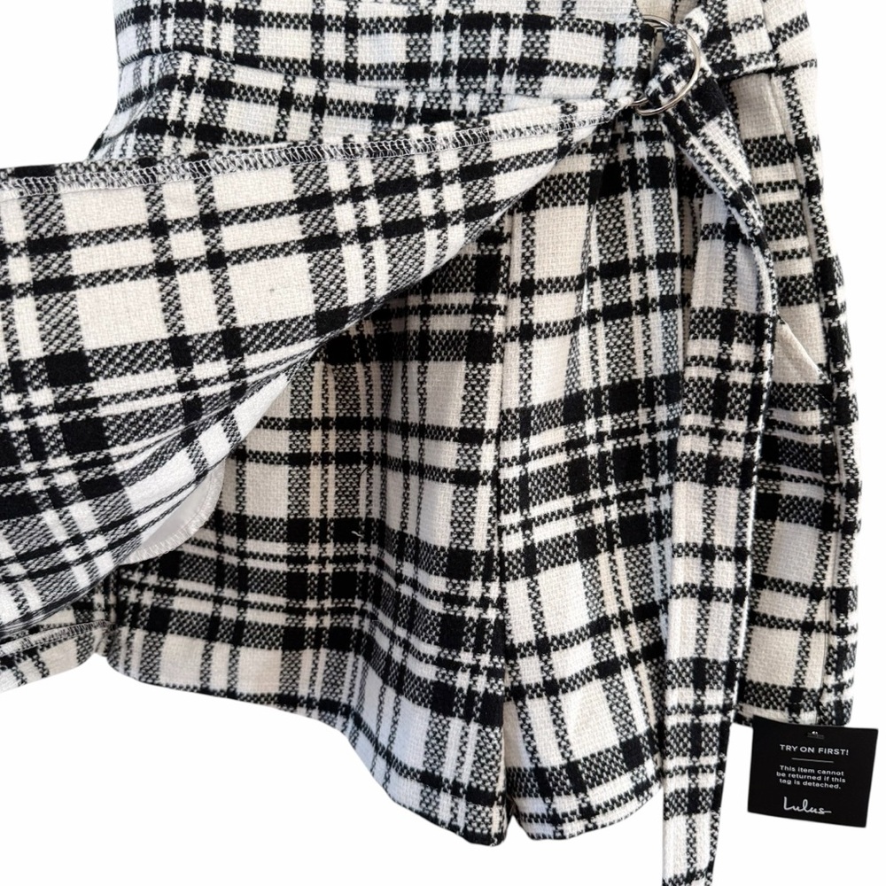 Lulus Romper Wrap Skort Remarkable Aesthetic Whit… - image 8